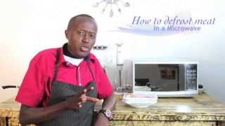 Panasonic  Microwave Ovens  NNSE284  How to use Turbo defrost [upl. by Atela]