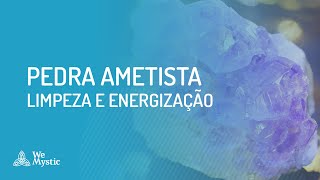 LIMPEZA E ENERGIZAÇÃO DA PEDRA AMETISTA SHORTS [upl. by Nivk]