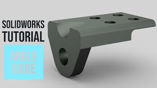 SolidWorks Tutorial 61 Angle Guide [upl. by Charlie668]