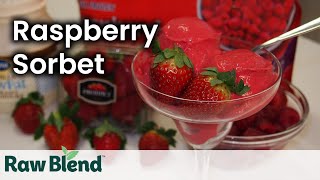 How To Make Raspberry Ice Cream in a Vitamix Blender  Video  Raw Blend Australia [upl. by Carling]