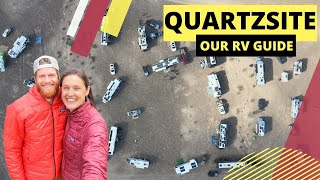 RV Guide to Quartzsite AZ  Motorhome Boondocking [upl. by Lrigybab]