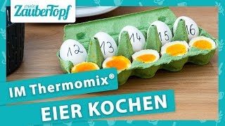 ✨ Eier kochen im Thermomix® Das sind die PERFEKTEN Kochzeiten 🐓 [upl. by Aisek]