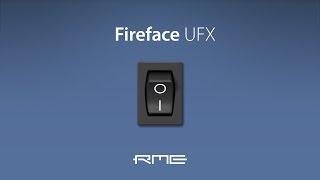 RME Fireface UFX  Low Latency Pro Audio Interface [upl. by Gnilrad735]