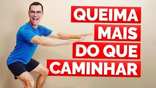 🔥 QUEIMA MAIS CALORIAS que 1 HORA de CAMINHADA NA RUA  Caminhada em casa 20 min  Aurélio Alfieri [upl. by Yasnyl718]