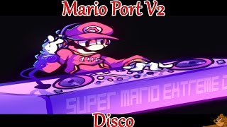 FNF MOD Mario 85 Friday Night Funkin MARIO FNF PORT V2  Mario  Disco [upl. by Munford]