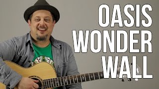 Oasis Wonderwall Guitar Lesson  Tutorial [upl. by Meijer]