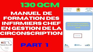 1  Manuel de formation des infirmiers chef en gestion de la circonscription  130 QCM [upl. by Akinwahs74]