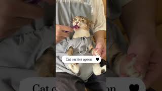 Cat carrier apron Link is on bio or copywwwniopetscom [upl. by Eilloh52]