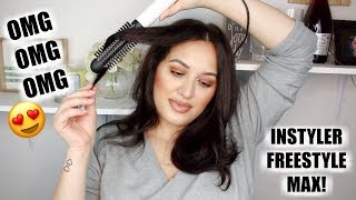 AMAZING NEW HAIR TOOL YOU NEED  4 IN 1 INSTYLER FREESTYLE MAX  glossandtalk [upl. by Miltie]