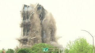 Watch 16000 tonnes of Bethlehem Steel implode as iconic HQ demolished [upl. by Ilime966]