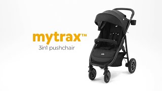 Joie mytrax™  MultiMode Pushchair With Carry Cot Connection for Newborns amp Toddlers [upl. by Ynaffital]