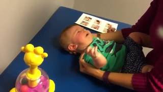 Quick PT exercises for baby with right torticollis [upl. by Inail391]