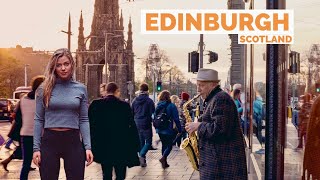 Edinburgh Scotland  The Most Beautiful City In The World  Walking Tour 4K HDR 60fps [upl. by Suehtomit]