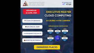 Executive Master en Cloud computing EMC2  Ecole Hassania des travaux publics  Session 2024 [upl. by Sakram]