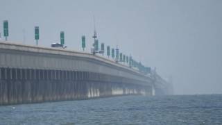 Lake Pontchartrain Causeway 3 Nikon P900 [upl. by Ydor]