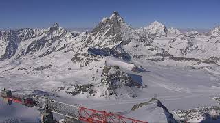 Webcam Zermatt  Matterhorn Glacier Paradise [upl. by Possing821]