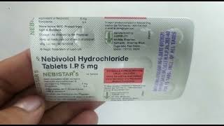 Nebistar 5mg Tablet  Nebivolol Hydrochloride 5mg Tablet  Nebistar 5mg Tablet Uses Review Hindi [upl. by Aig]