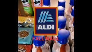 October Aldi Fall Haul 🎃With Prices [upl. by Anitsuj]