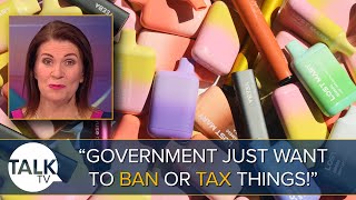 quotThey Just Want To Ban Or Tax Thingsquot Julia HartleyBrewer On Disposable Vapes Ban [upl. by Ardnosac]