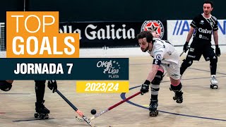 🏒 🥅 GOLS OK LLIGA PLATA 202324  JORNADA 7️⃣ [upl. by Atneuqal]