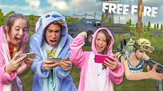 JUGAMOS AL FREE FIRE DISFRAZADOS CON MIS HERMANAS ÉPICO [upl. by Ruddy]