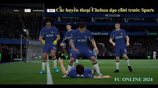 Ruud Gullit Gianfranco ZolaKhác biệt to lớn Chelsea FC vs Tottenham EPL FC ONLINE 2024 [upl. by Arzed]