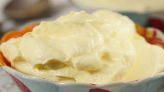 Creme Fraiche Recipe Demonstration  Joyofbakingcom [upl. by Ramso507]