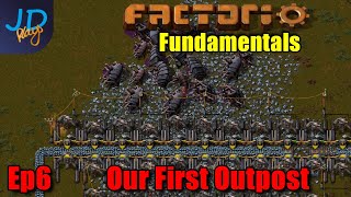 Ep6 Factorio 10 ⚙️ The Definitive Guide  Our first Outpost ⚙️ Guide For New Players Walkthrough [upl. by Kurr99]