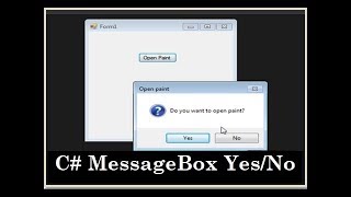 C Tutorial  Advance Custom MessageBox Yes or No [upl. by Eadrahc]