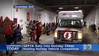 SEPTA will host holiday vehicle competition [upl. by Ailimat707]