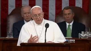 Pope Francis addresses Joint Session of Congress – FULL SPEECH CSPAN [upl. by Groeg]