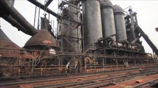 Carrie Furnace on the Mon near Rankin Pennsylvania [upl. by Laughry]