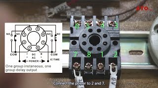 How to connect and set analog timer relay [upl. by Mlohsihc]