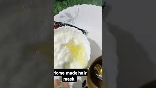 DIY FRIZZY hair mask ♥️hairmask haircare beautytips viralvideo sorts yutubeshorts [upl. by Finbar]