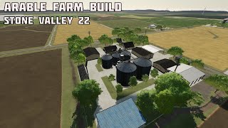 Building A Large American Arable Farm  Farming Simulator 22 Farm Build [upl. by Anitan92]