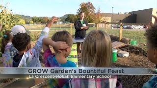 Local kindergarteners get handson learning in the garden [upl. by Brittnee]