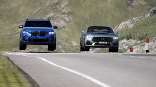 BMW X3M Competition 2022 XDrive vs Sportcars at Highlands [upl. by Nnaeilsel231]