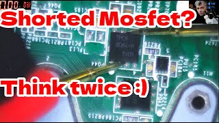 The Most Common Mistake in Laptop Repairs The shorted mosfet myth  Testing mosfets [upl. by Phira686]