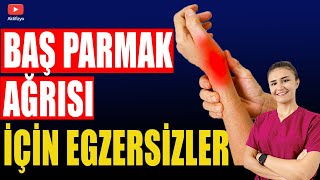 BAŞ PARMAK AĞRISI İÇİN EZGERSİZLER aktifizyo parmakağrısı tetikparmak [upl. by Norrie326]