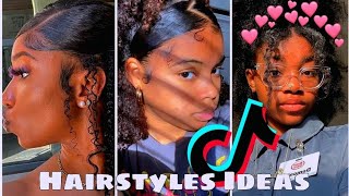 Hairstyle Ideas For 4a4b4c Hair On TikTok 🌟 Black women [upl. by Opiak]