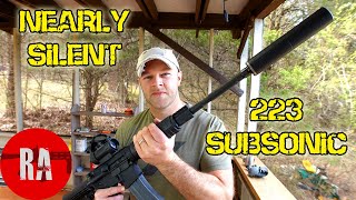 AR15 Silencer 556 Subsonic vs Supersonic Ammo [upl. by Anuska]