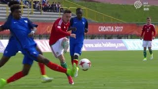 U17 EB  Magyarország  Franciaország 32 Összefoglaló videó  magyar gólok  2017 május 3 [upl. by Livy]