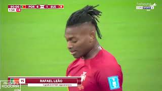 Rafael Leão Goal Celebration vs Switzerland  FIFA World Cup 2022 Portugal vs Switzerland [upl. by Alacim]