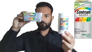 Centrum Silver 50 Plus Adults 80 Tablets  UnBoxing amp Review  Multi Vitamin And Multi Minerals [upl. by Carrie]