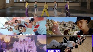 ACE WayV ATEEZ NCT DREAM and ENHYPEN mv reactions [upl. by Eidoow]