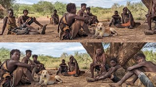 Watch How happy Village life in Africa 🌍 hadzabetribe africa culture travel trending instagram [upl. by Karel]