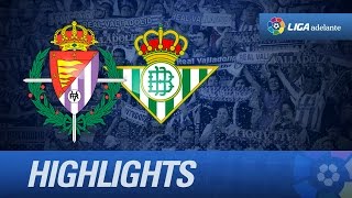 Resumen de Real Valladolid 00 Real Betis  HD [upl. by Vasileior]