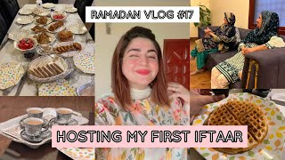 Hosting Our First Iftaar  Preparing Box Patties amp Sandwiches  GlossipsVlogs [upl. by Romy284]