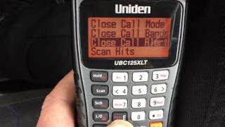 Uniden Ubc125xlt 33 Close call demo and explanation [upl. by Rillings]