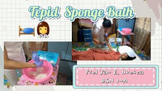 Tepid Sponge Bath STEP BY STEP Return Demonstration [upl. by Dagmar]